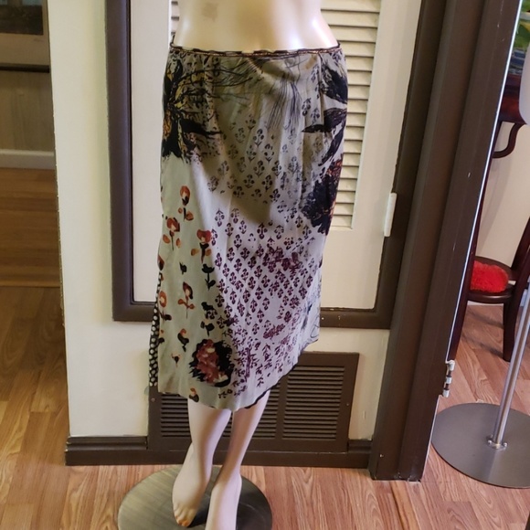 FUZZI Print Elasticized Stretch Skirt - Picture 3 of 8